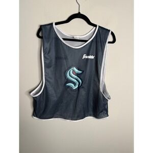 Seattle Kraken Franklin Hockey Practice Jersey NHL‎ Mesh Sleeveless Training Bib